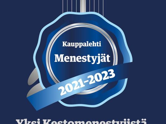 CreditVisorille myönnetty kestomenestyjä-sertifikaatti